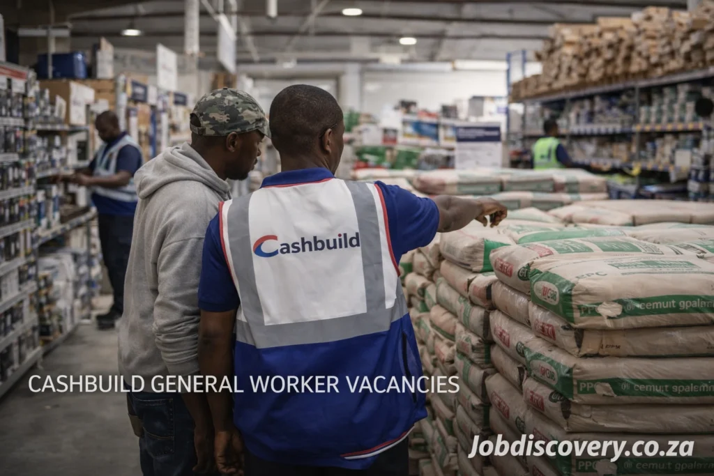 Cashbuild Is Hiring General Workers