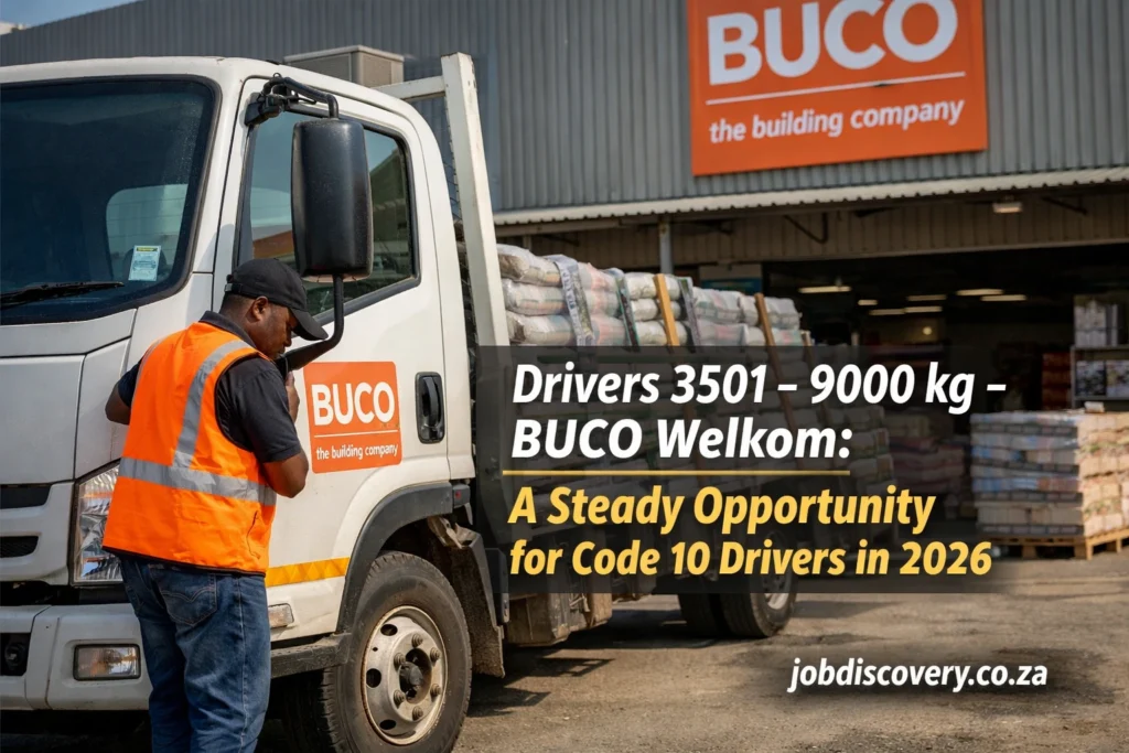 Drivers 3501 – 9000 kg – BUCO Welkom