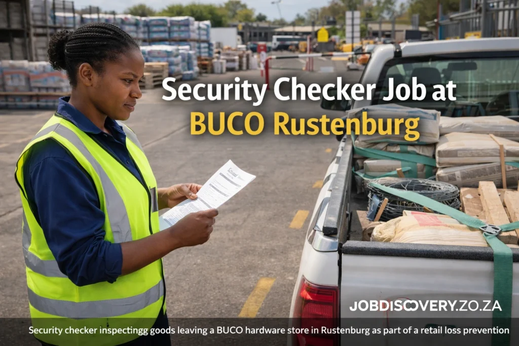 Security Checker Job at BUCO Rustenburg