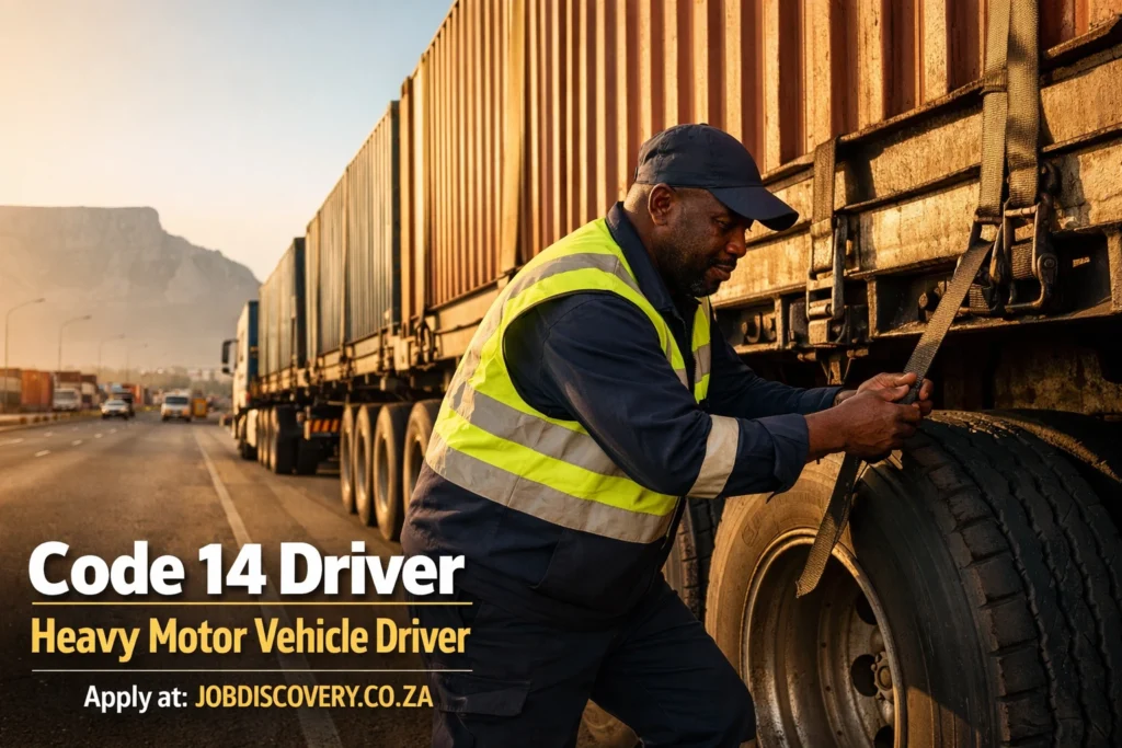 Code 14 Driver Heavy Motor Vehicle Driver