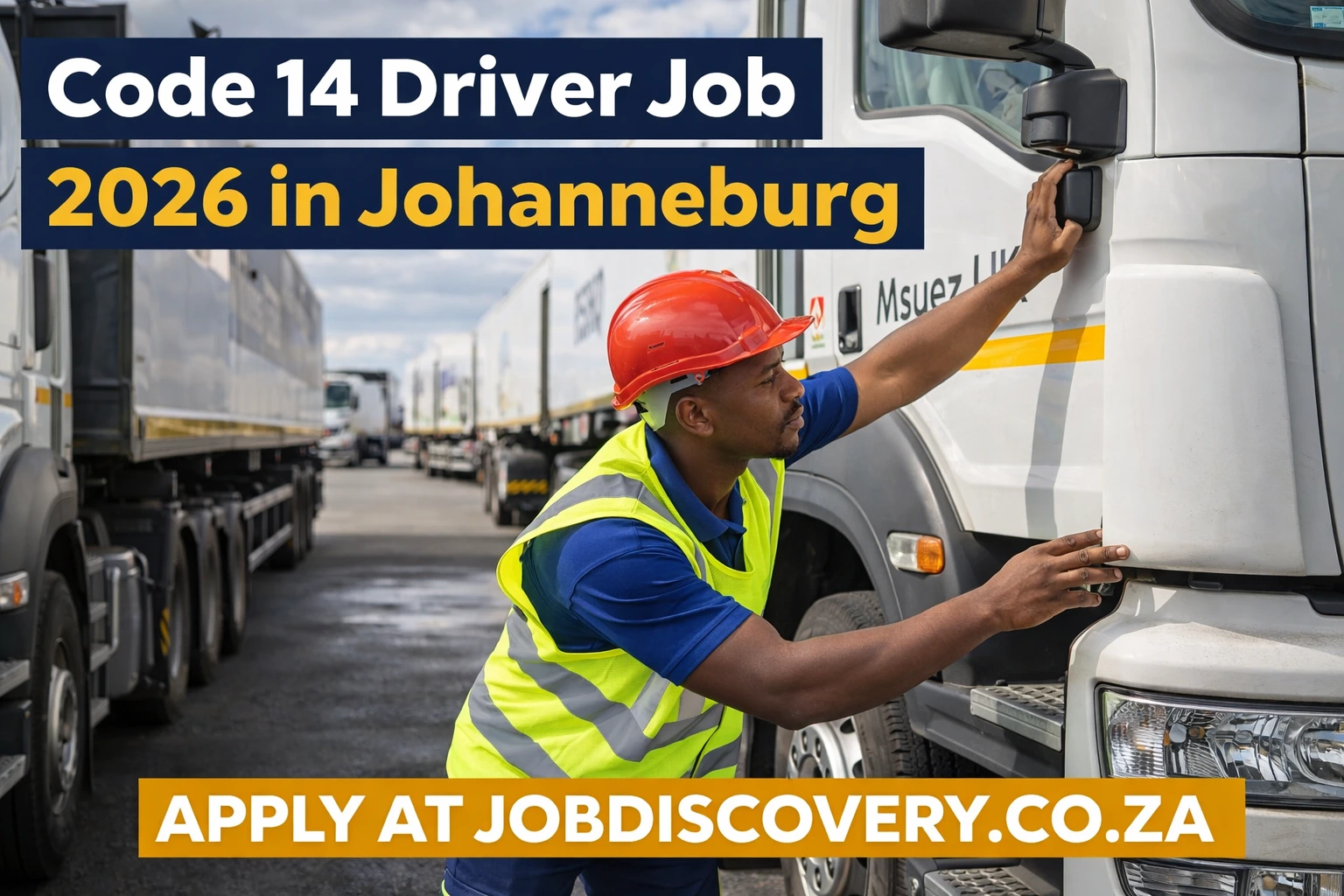 Code 14 Driver Job 2026 in Johannesburg