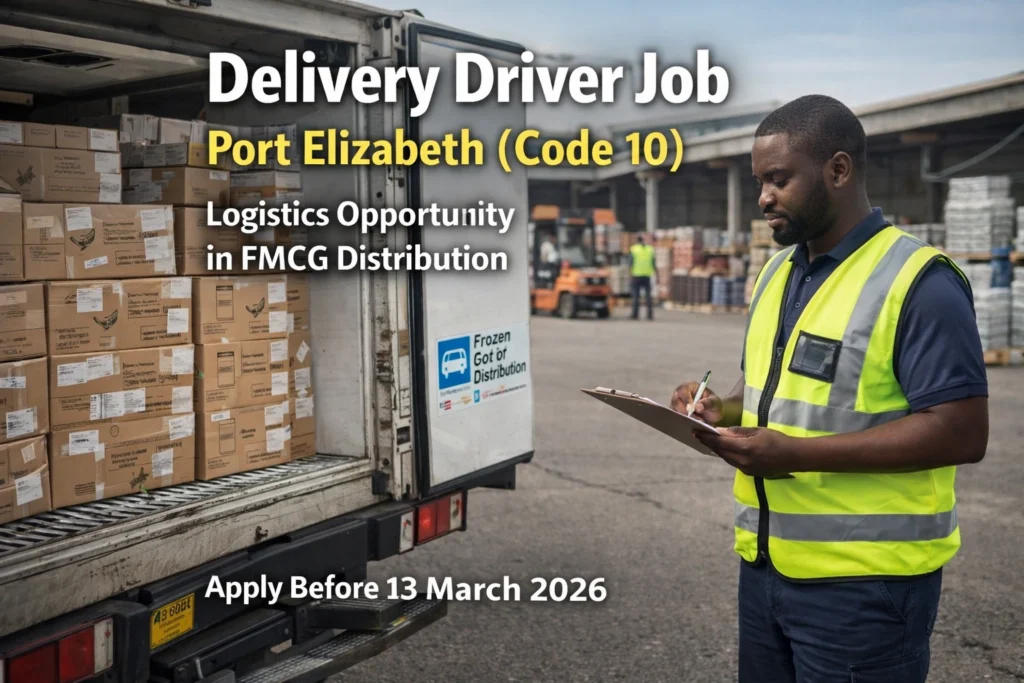 Delivery Driver Code 10 Job in Port Elizabeth