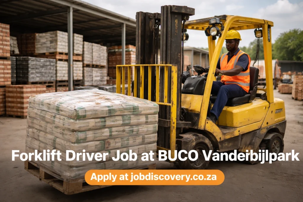 Forklift Driver Job at BUCO Vanderbijlpark