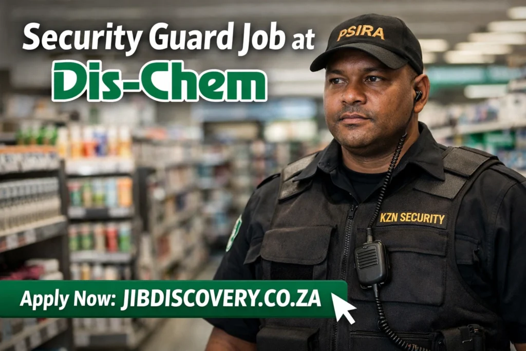 Security Guard job in KZN at Dis-Chem