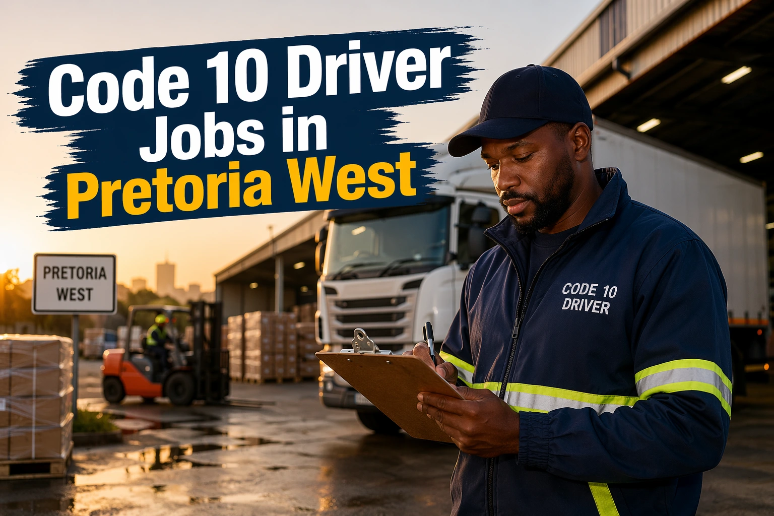 Code 10 Driver Jobs in Pretoria West