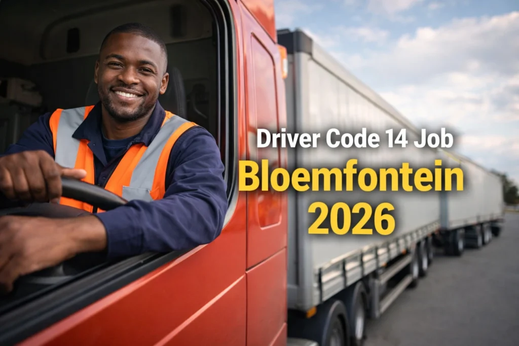 Driver Code 14 Job Bloemfontein 2026