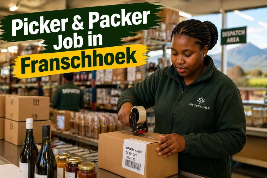 Picker & Packer Job in Franschhoek