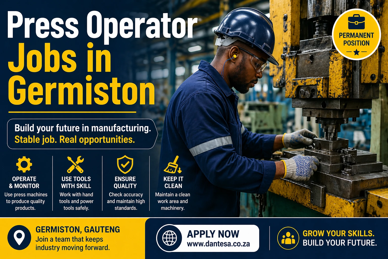 Press Operator Jobs in Germiston