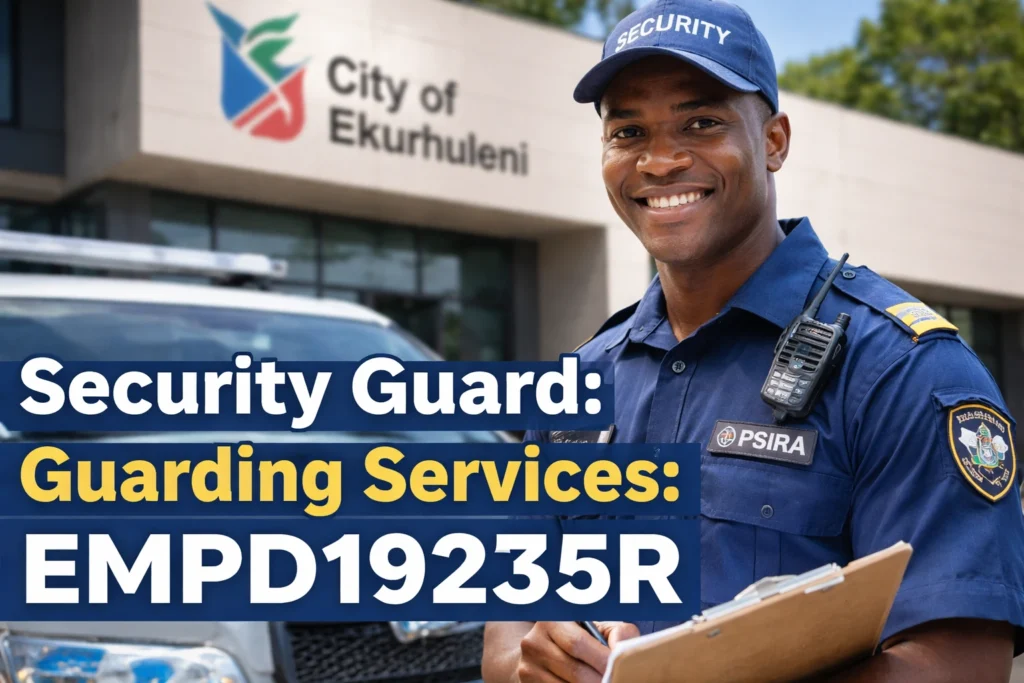 Security Guard: Guarding Services: EMPD19235R