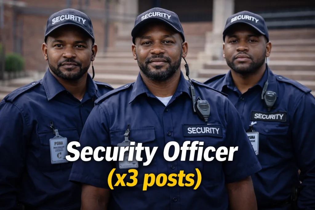 Security Officer (x3 posts)
