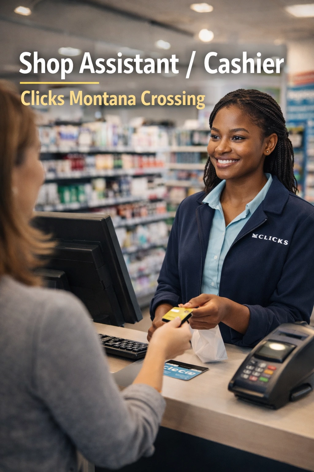 Shop Assistant Cashier Clicks Montana Crossing