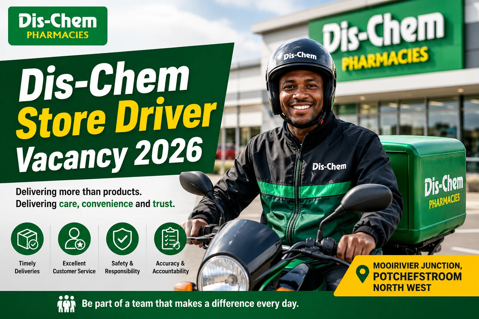 Dis-Chem Store Driver Vacancy 2026