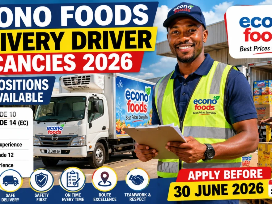 Econo Foods Delivery Driver Vacancies 2026