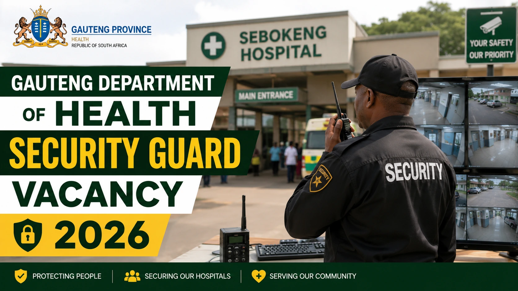 Gauteng Department of Health Security Guard