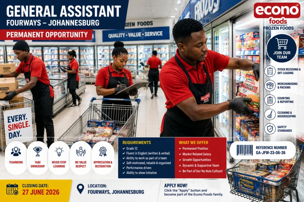 General Assistants in Fourways