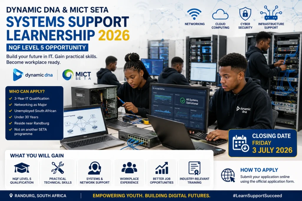 Systems Support Learnership 2026