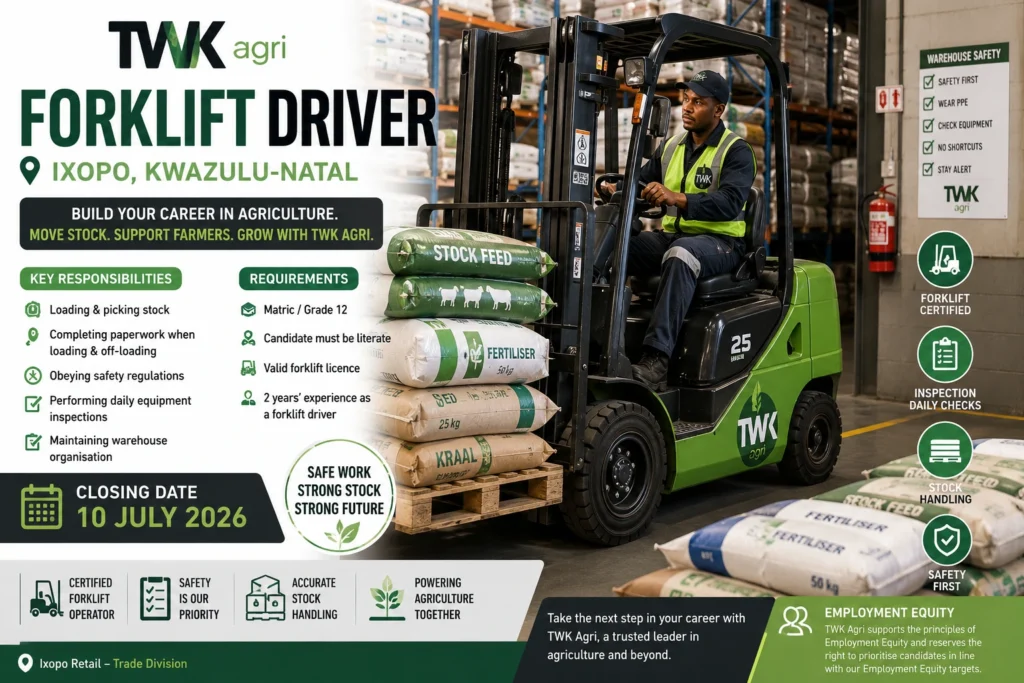 TWK Agri Forklift Driver