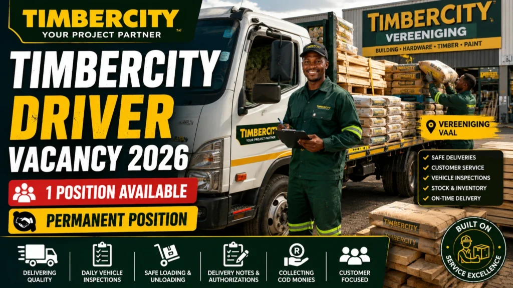 TimberCity Driver Vacancy 2026