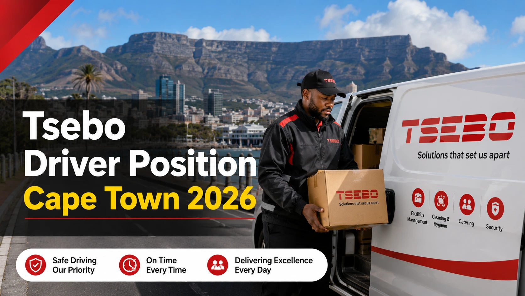 Tsebo Driver Position in Cape Town