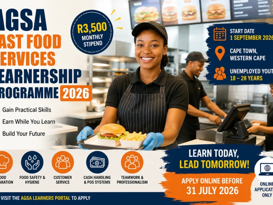 AGSA Fast Food Services Learnership Programme 2026