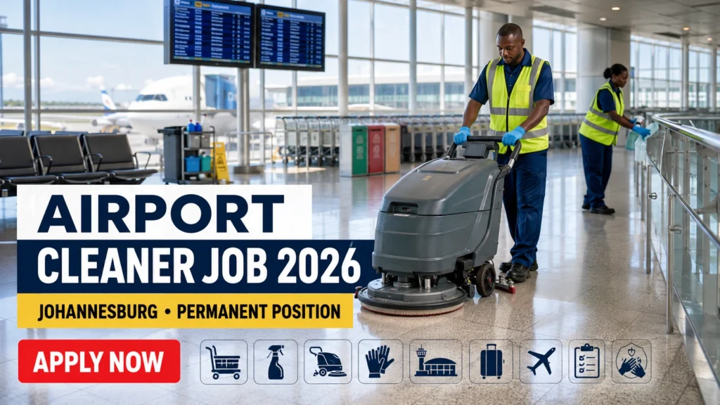Airport Cleaner Job in Johannesburg 2026