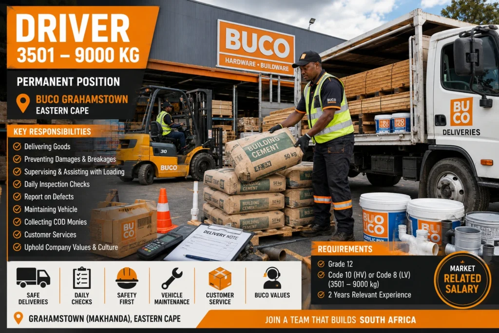 BUCO Grahamstown Driver