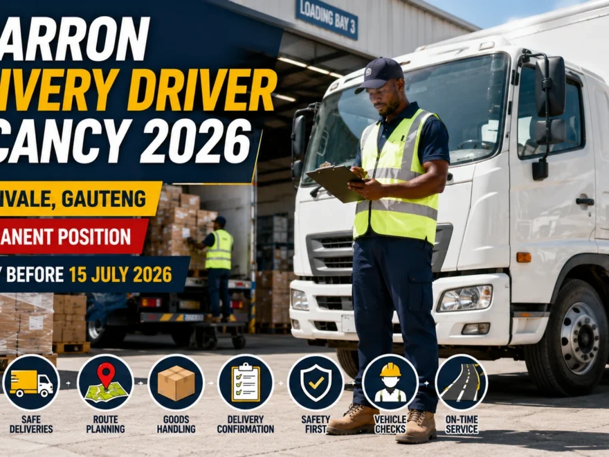Barron Delivery Driver Vacancy 2026