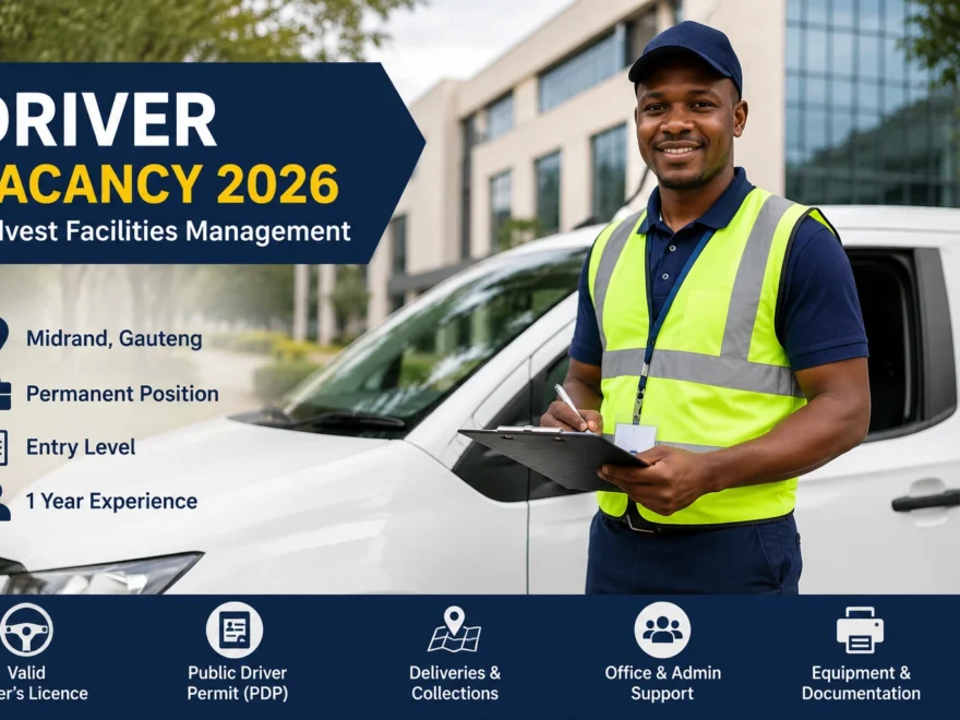 Bidvest Facilities Management Driver Vacancy 2026