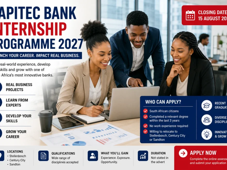 Capitec Bank Internship Programme 2027