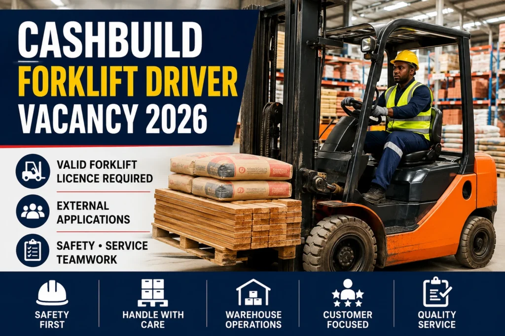 Cashbuild Forklift Driver Vacancy 2026