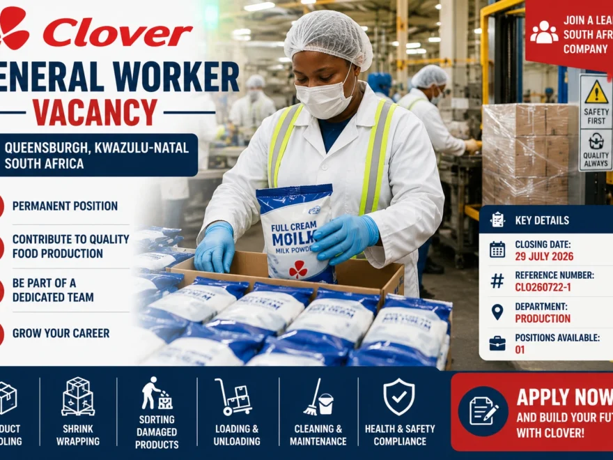 Clover General Worker Vacancy