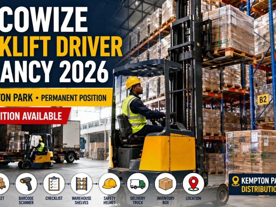 Ecowize Reach Truck & Forklift Driver Vacancy 2026