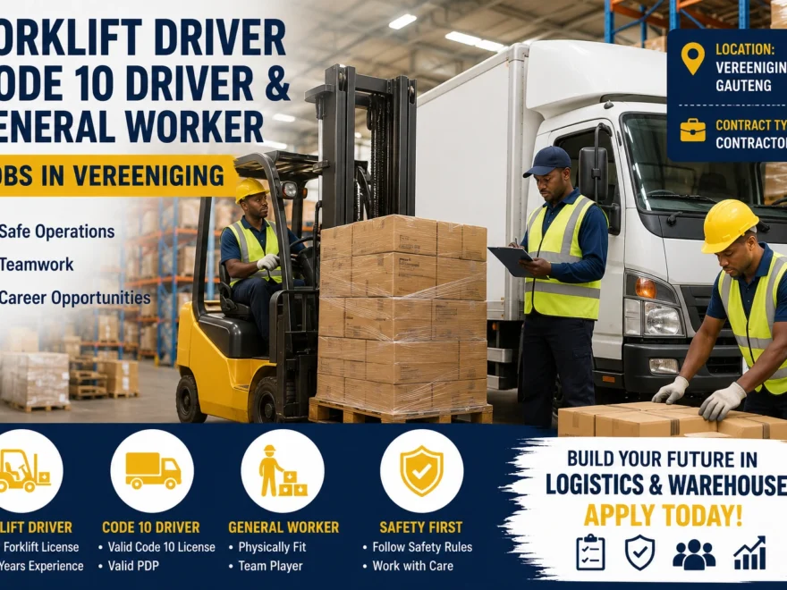 Forklift Driver Code 10 Driver General Worker Jobs