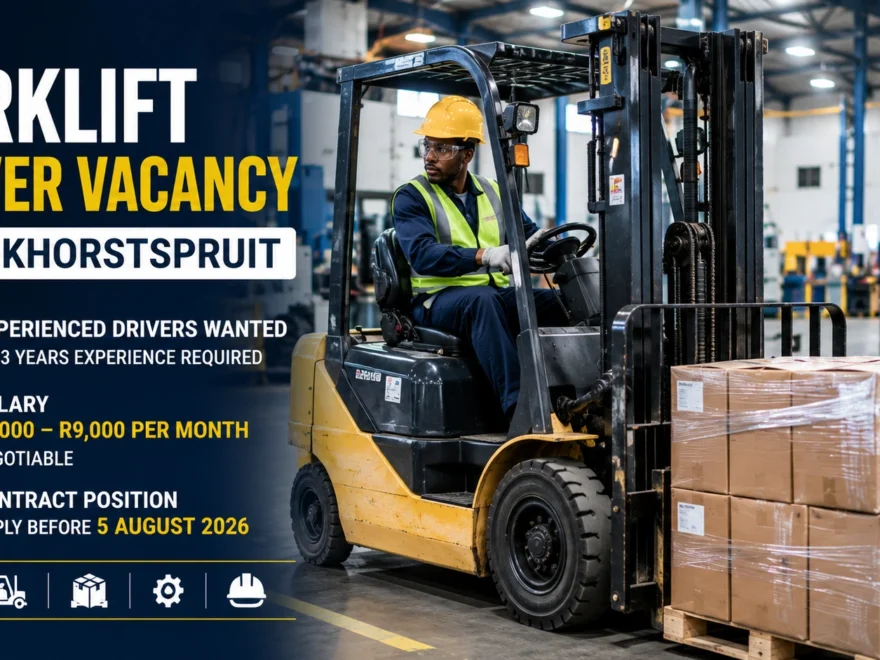 Forklift Driver Vacancy in Bronkhorstspruit