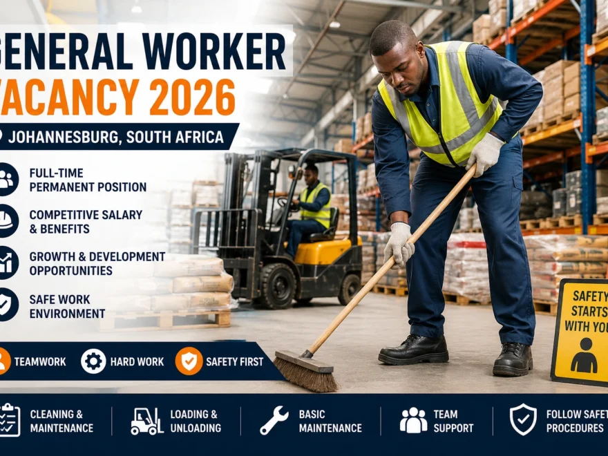 General Worker Vacancy in Johannesburg 2026