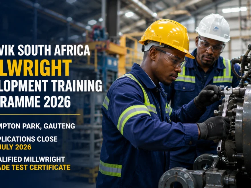 Sandvik South Africa Millwright Development Training Programme 2026