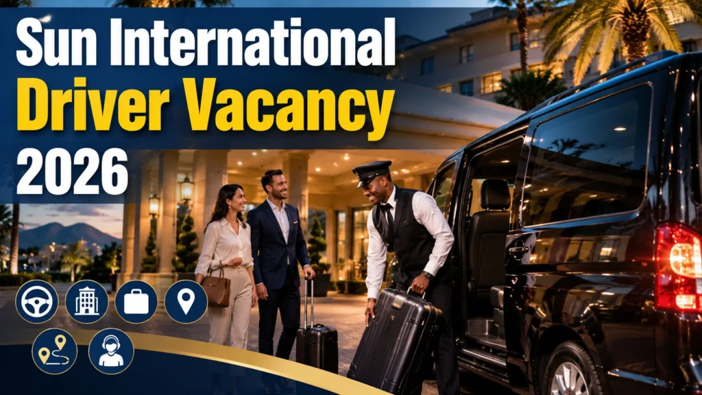 Sun International Driver Vacancy 2026