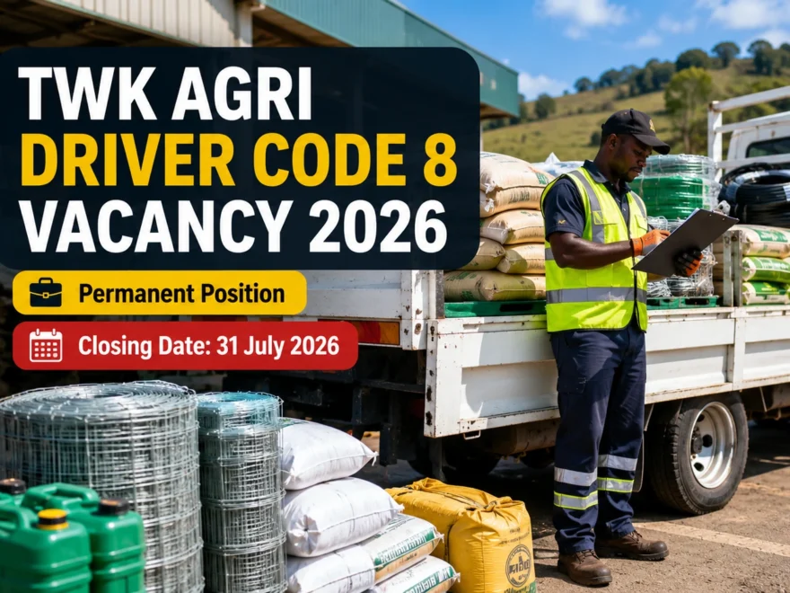 TWK Agri Driver Code 8 Vacancy 2026