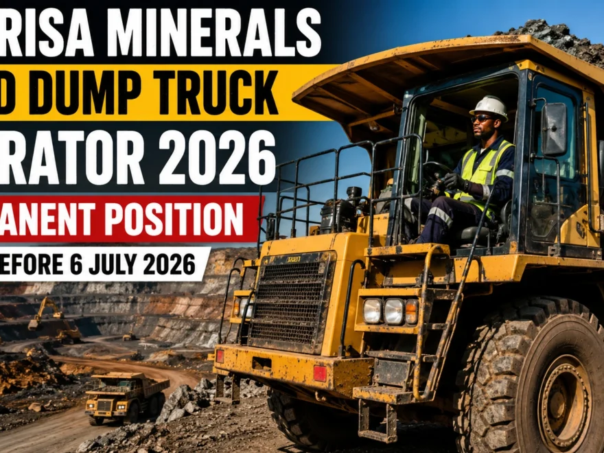 Tharisa Minerals Rigid Dump Truck Operator Vacancy 2026