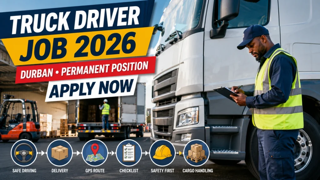 Truck Driver Job in Durban 2026