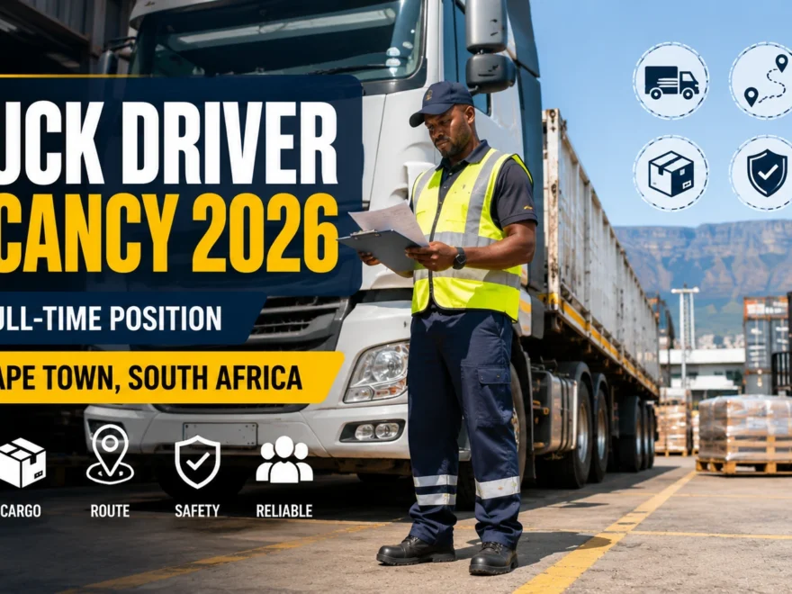 Truck Driver Vacancy in Cape Town 2026