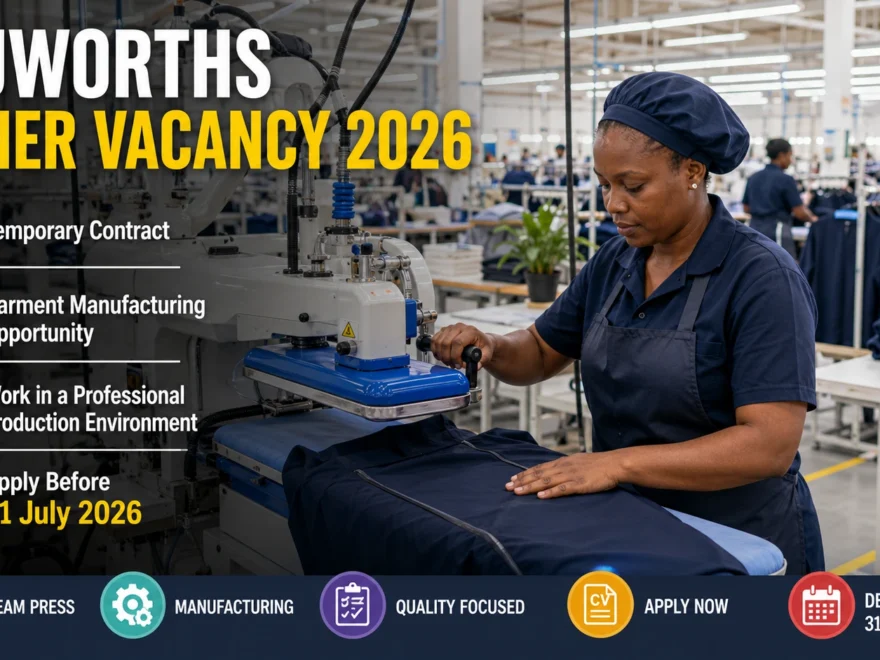 Truworths Ironer Vacancy 2026