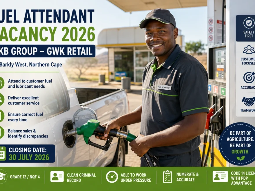 VKB Group Fuel Attendant Vacancy 2026