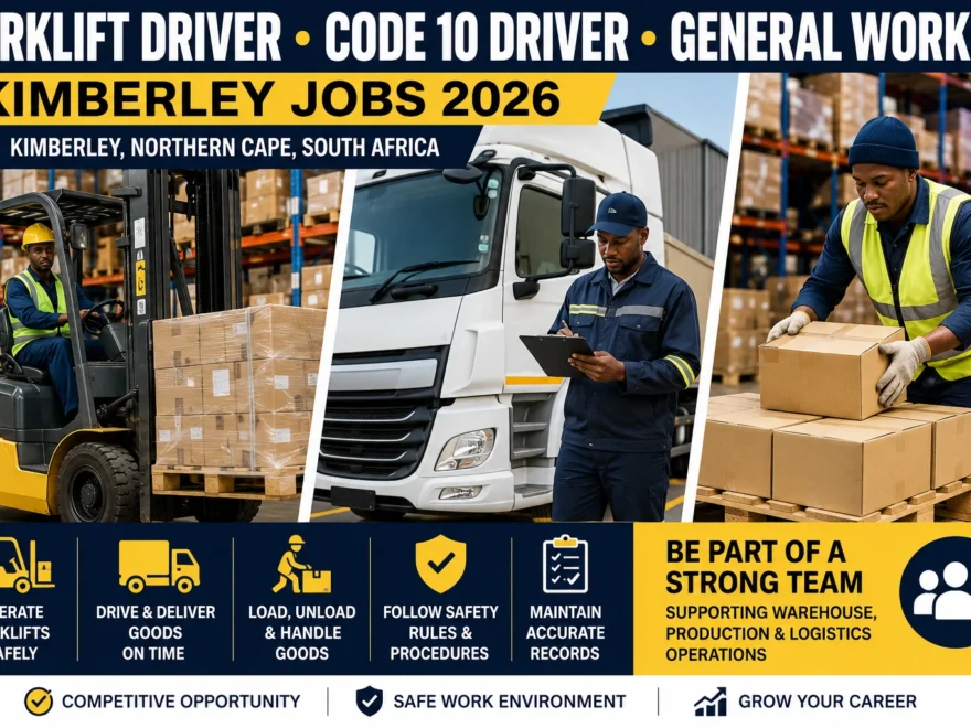 Forklift Driver, Code 10 Driver & General Worker Jobs