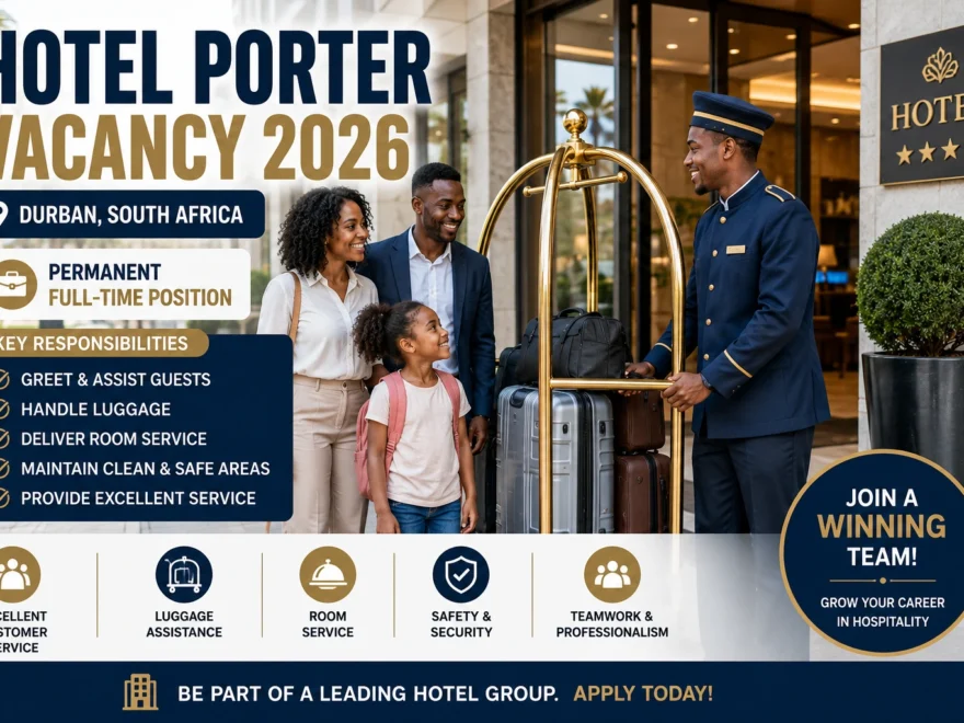 Hotel Porter Vacancy in Durban 2026