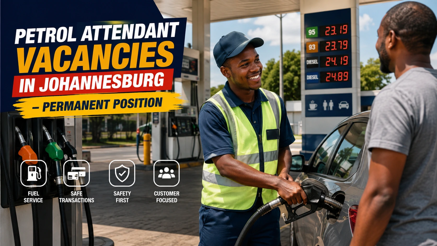Petrol Attendant Vacancies in Johannesburg