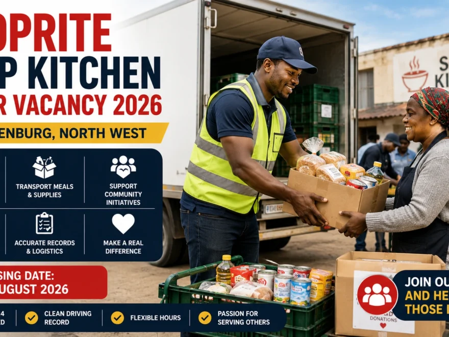 Shoprite Soup Kitchen Driver Vacancy 2026